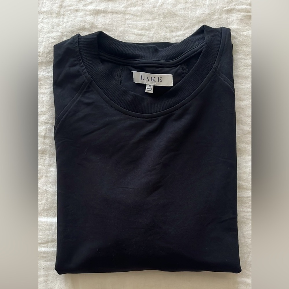 Lake Pajamas Raglan Crew Top size M